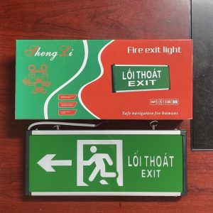Đèn exit thoát hiểm 2 mặt chỉ 1 hướng