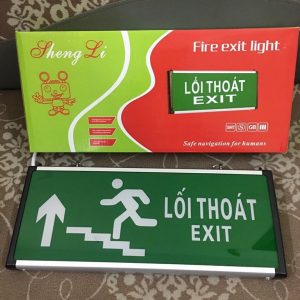 Đèn exit thoát hiểm cầu thang hướng lên Shengli