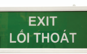 Đèn Exit không chỉ hướng FJVL EX-01