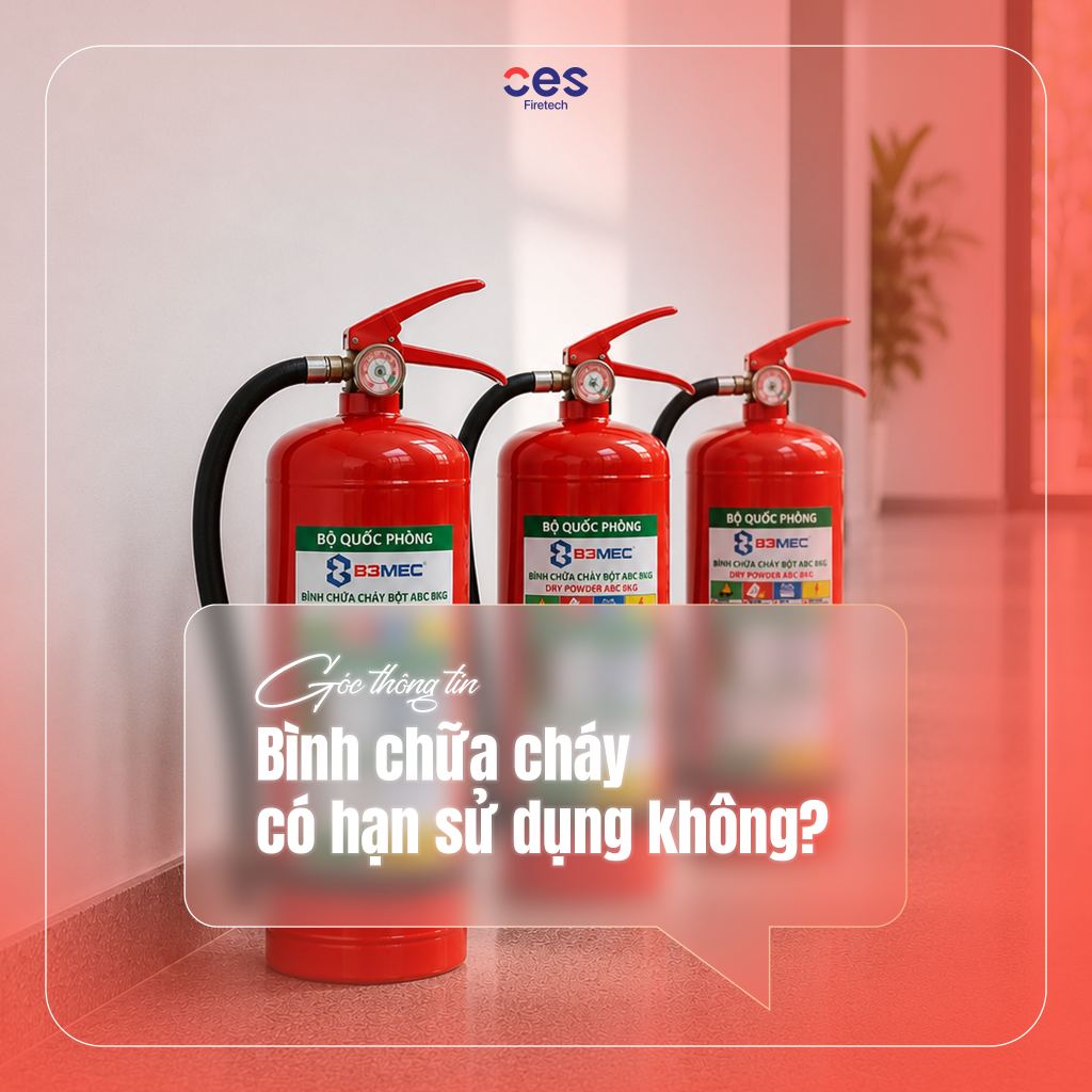 Bình chữa cháy có hạn sử dụng không