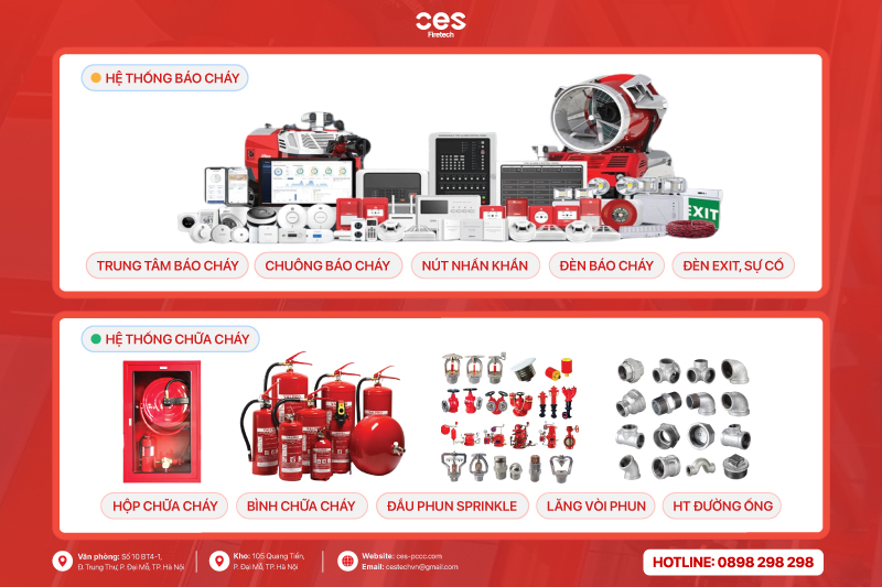Sản phẩm phòng cháy chữa cháy pccc